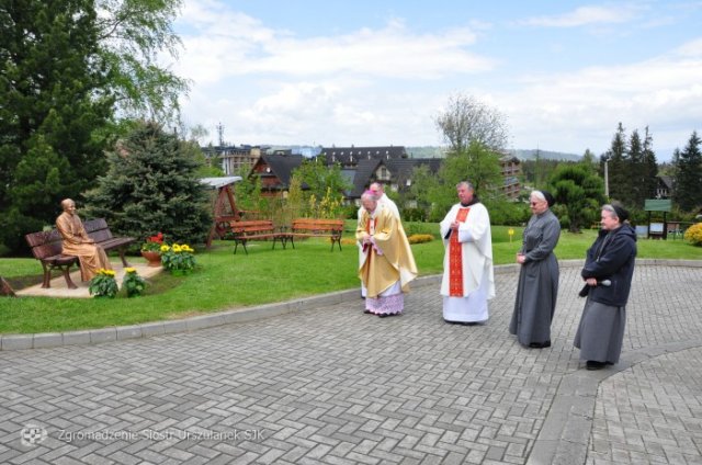 Zakopane - Poświęcenie figury św. Urszuli